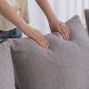 Whisen Modern L-Shaped Modular Sofa, Full Foam Compressed Sofa Couch with Soft Cushions, 5 Pillows - 4 of 4