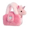 Aurora Small Plushy Pink Fancy Pals Fashionable Stuffed Animal 6" - 2 of 4