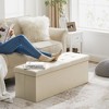 SONGMICS Storage Ottoman Bench Ottoman with Storage Footstool Hold up to 660 lb for Bedroom Living Room - 2 of 4