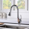 SUMERAIN Pull Down Kitchen Faucet Lead-free Stainless Steel Single Handle Kitchen Sink Faucet,Chrome - 2 of 4