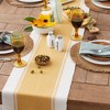 Design Imports  Ribbed Dobby Stripe Table Runner, Honey Gold, 13X108" - 4 of 4