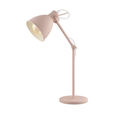 1-Light Priddy-P Desk Lamp Pastel Apricot - EGLO