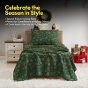 Printed Holiday 4pc Sheet Sets, Easy Care, Soft & Wrinkle-Resistant Holiday Bedding by Sweet Home Collection™ - 4 of 4