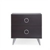 Tiramisubest Pure Nordic Solid Nightstand 0.4m Beech Compact Open Compartment Nightstand Cable Management Bedside Table Bedroom - 3 of 4
