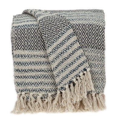Parkland Collection,Ivy Transitional Beige 52" X 67" Woven Handloom Throw