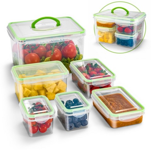 Sorbus 12 Piece Airtight Containers With Snap-on Lids- Bpa Free - For 