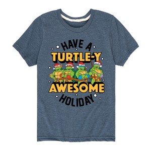 Boys' - Teenage Mutant Ninja Turtles - Turtley Awesome Group Short Sleeve Graphic T-Shirt - 1 of 4