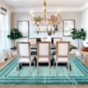 Lahome Loop Border Gradient Style Short Pile Velvet Rectangular Indoor Area Rug - 3 of 4