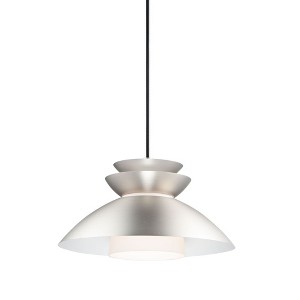 Maxim Lighting Nordic 1 - Light Pendant in  Brushed Platinum - 1 of 4