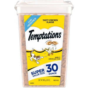 Temptations Tasty Chicken Crunchy Cat Treats - 1 of 4