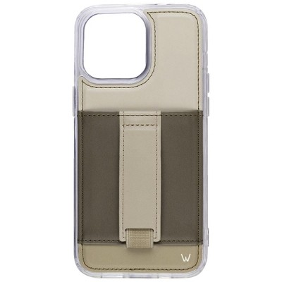 Walli Cases Sierra Beige Phone Case with Wallet and Finger Strap