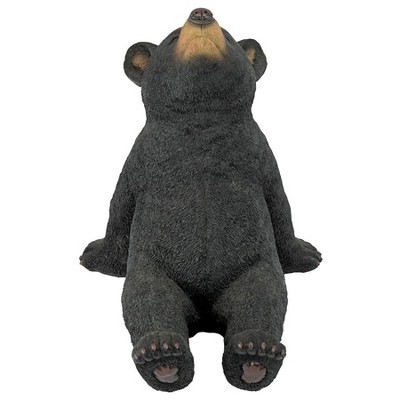 Design Toscano Catching Rays Bear Cub Statue - Black