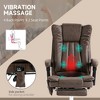 Resenkos Computer Desk Chair, Massage Office Chair With 6 Points And Heat, Reclining Computer Chair, Coffee - 2 of 4