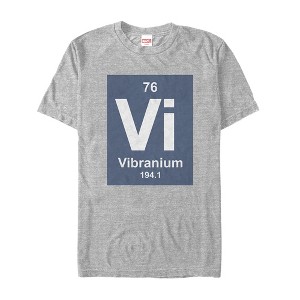 Men's Marvel Black Panther Vibranium Element 76 T-Shirt - 1 of 4
