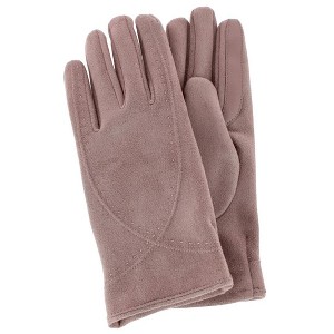 Isotoner Women's SmartDri Microfiber Winter Driving Glove with Stitch Detail - 1 of 4