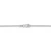 Black Bow Jewelry 1.1mm 14k White Gold Solid Round Cable Chain Necklace - 4 of 4