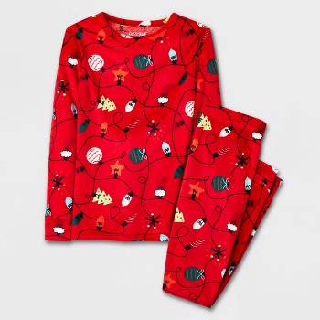 Peanuts Rocker Sleep Tight Fit Cotton Matching Family Pajama Set (Adult,  XS) Black