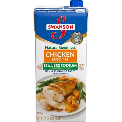 Swanson Gluten Free Low Sodium Chicken Broth - 32 fl oz