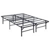 Queen Size Platform Bed with Sturdy Frame for Bedroom - 3 of 4