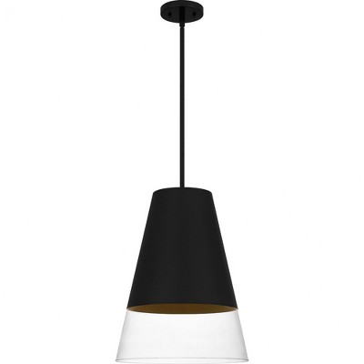 Quoizel Lighting Peregrine 1 - Light Pendant in  Brushed Black