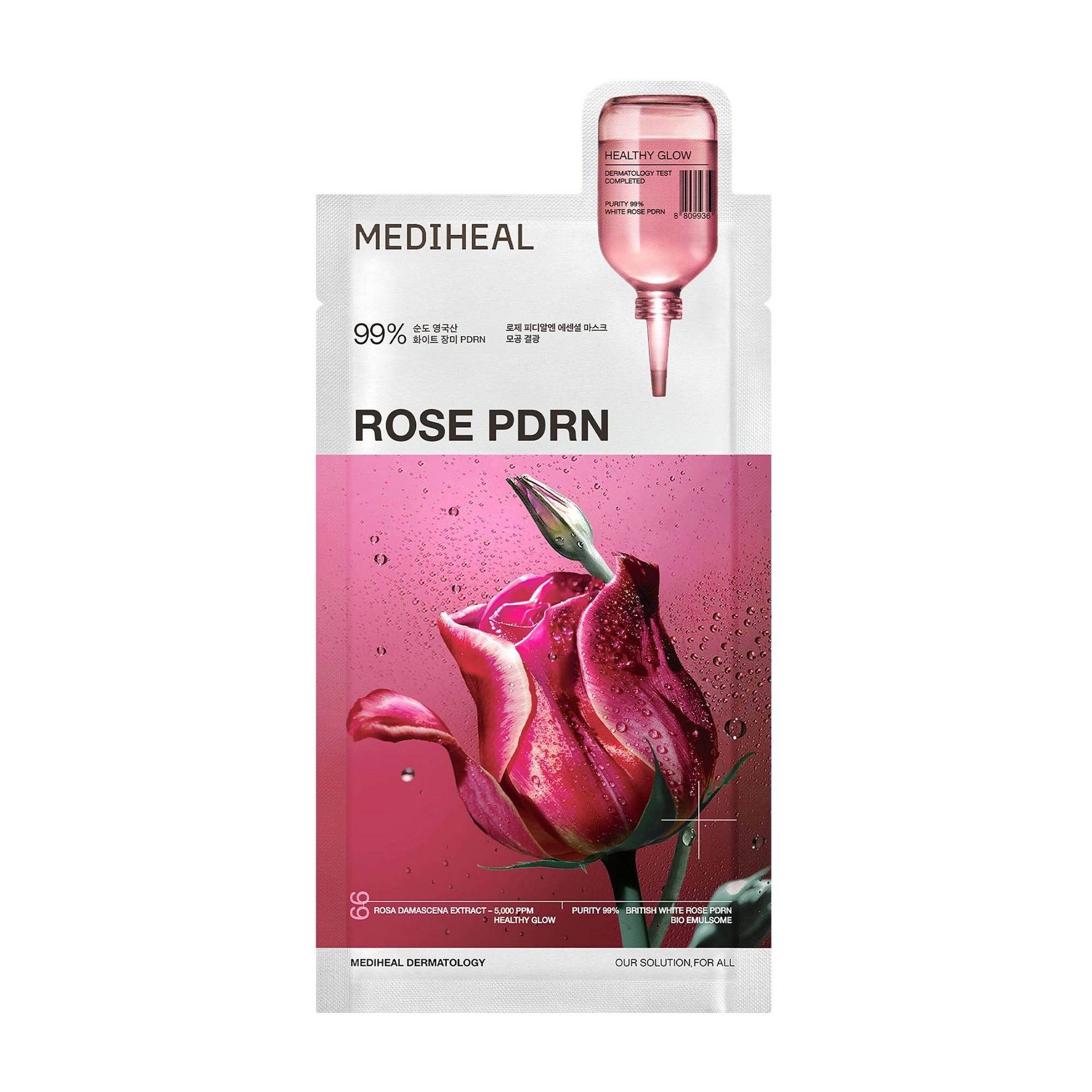MEDIHEAL Essential Mask - Rose PDRN - 0.81 fl oz