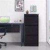 3/4 Drawer File Cabinets with Lock, Metal Filing Cabinet for Home Office, Storage Cabinet Commercial Drawer Cabinets for Legal/Letter/a4/f4 Files - 3 of 4
