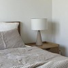 Brightech Nathaniel Mid-Century (Includes LED Light Bulb) Empire Table Lamp Matte Beige Cement - 4 of 4