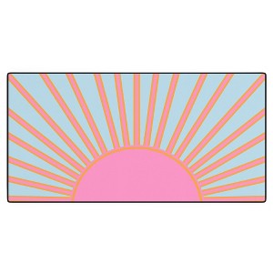Daily Regina Designs Le Soleil 02 Abstract Retro Desk Mat - Deny Designs - 1 of 4