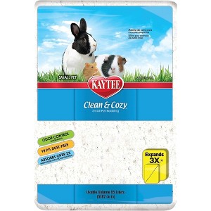 Kaytee Clean & Cozy Odor Control Small Animal Bedding, White, 85L - 1 of 4
