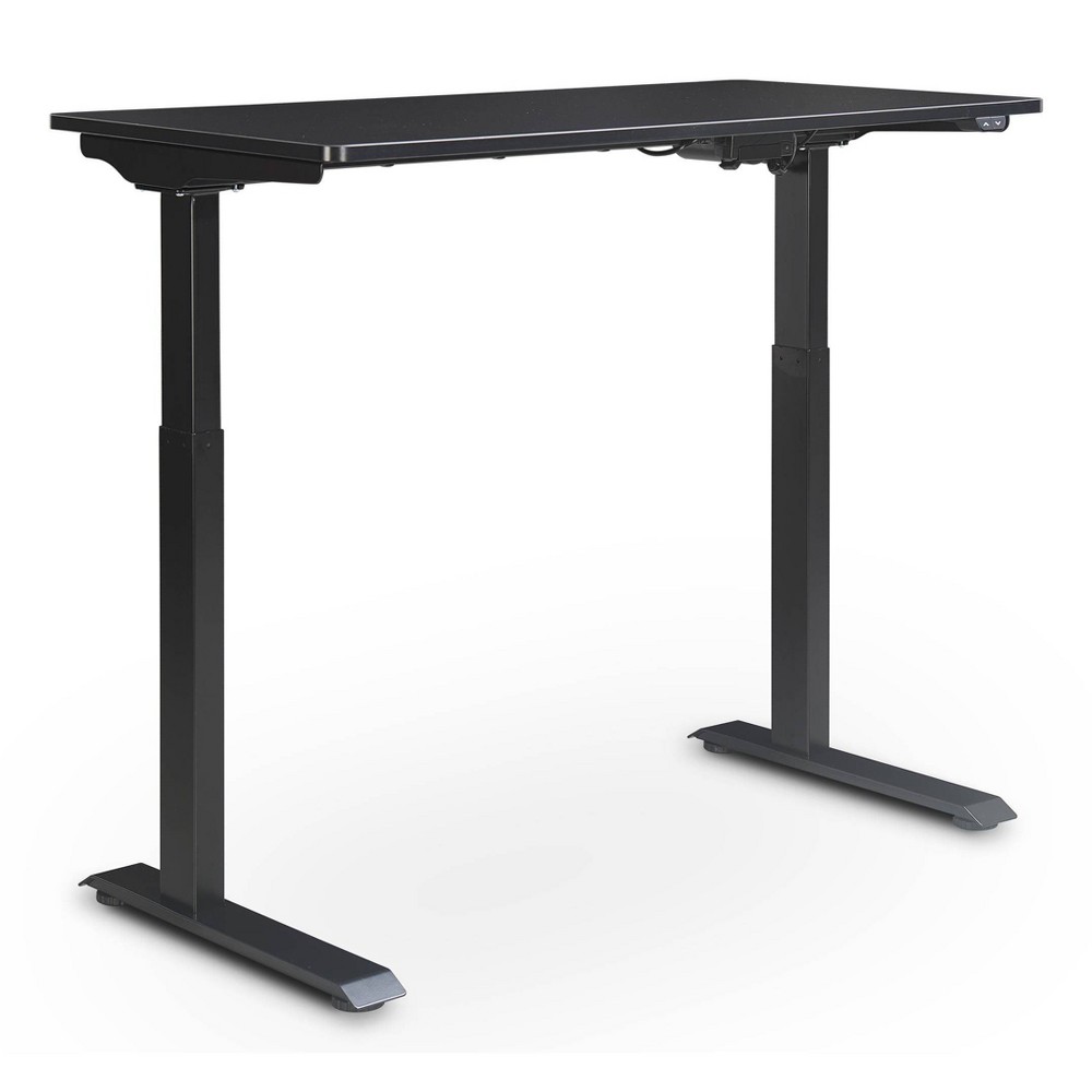 Photos - Office Desk Ergo Electric Height Adjustable Standing Desk Black - True Seating 