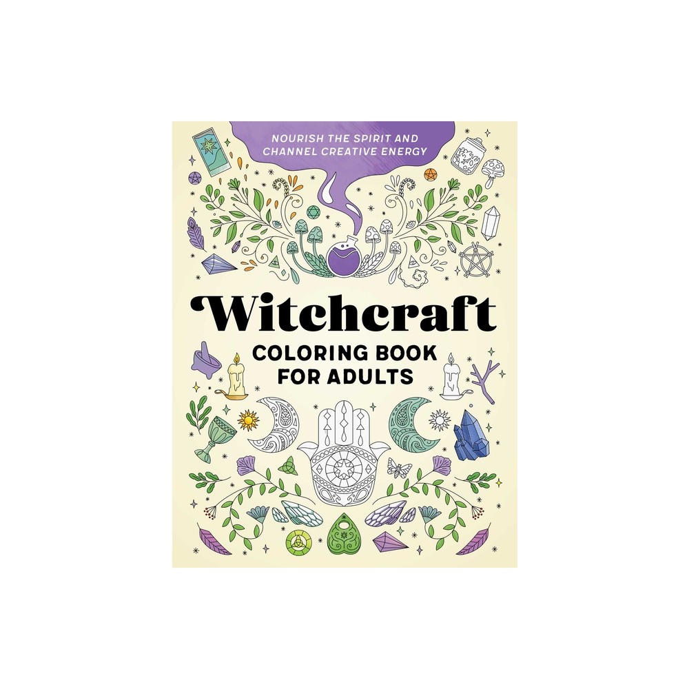Witchcraft Coloring Book for Adults - by Rockridge Press (Paperback)