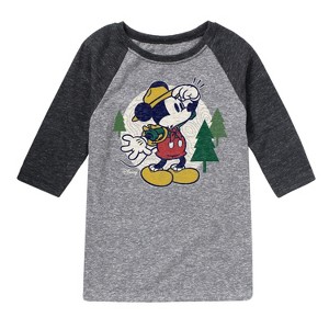 Boys' - Disney - Mickey & Friends Raglan Graphic T-Shirt - 1 of 4