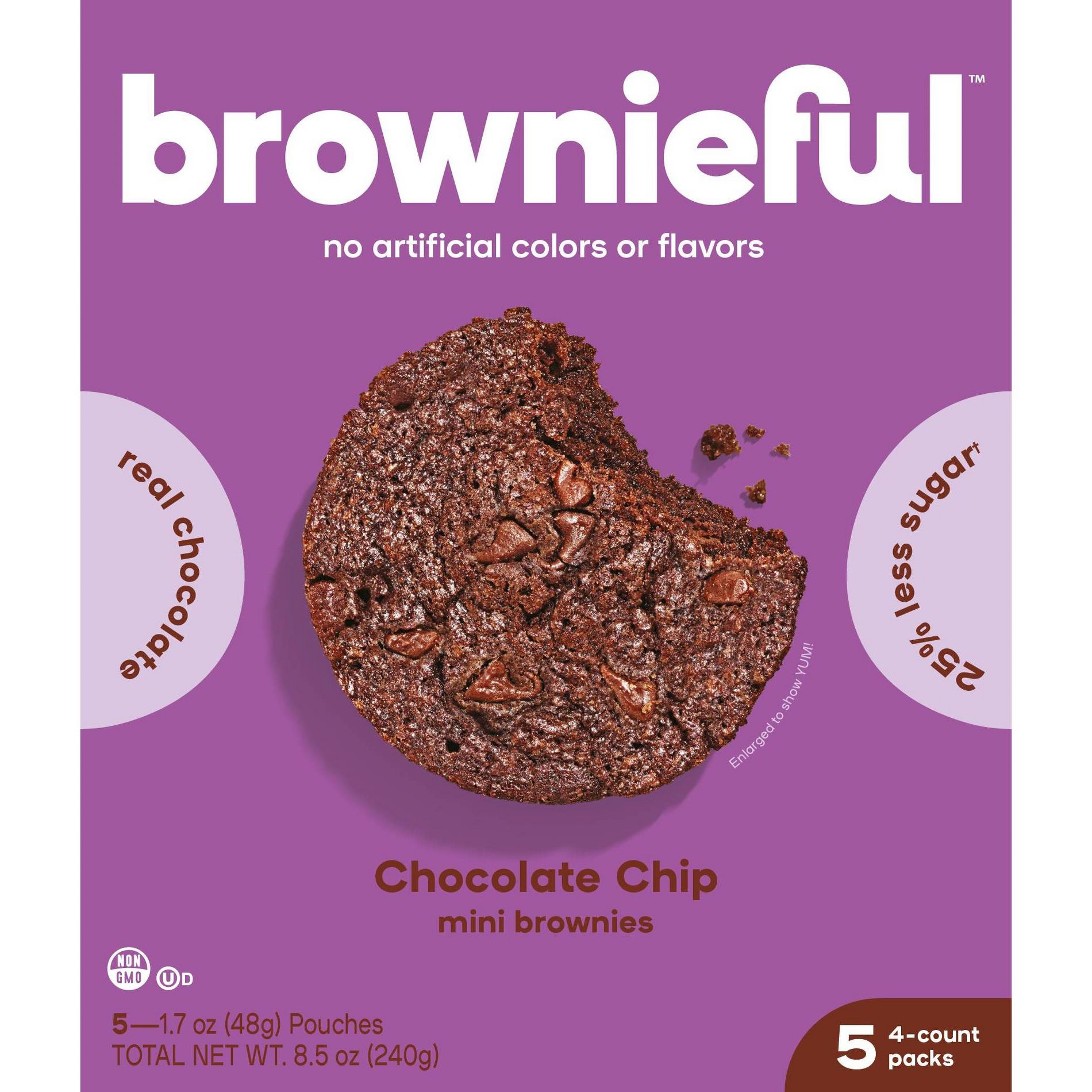 Brownieful Double Chocolate Brownie Bites - 8.5oz/20ct