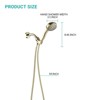SEVOBAL Shower Faucets, Multi-Function Handheld Shower Head with Five Spray Settings and High Pressure Performance, Gold, 11.22"*8.66"*3.93" - 3 of 4