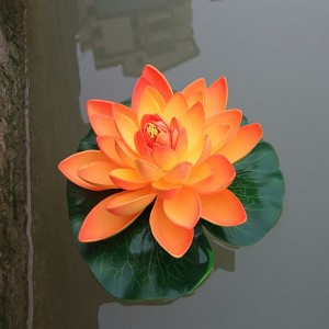 18CM Artificial Floating Lotus Shape,Water Surface Decorartion for Pool Pond - 1 of 4