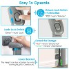 NewHome"Retractable Baby Safety Gate 118in Extra Wide for Toddlers with Punch-Free Kit for Indoor/Outdoor"Grey - 4 of 4