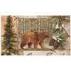 Olivia’s Home Brown Bear Trail Doormat – 22" x 32" Rustic Coir Entry Rug with Forest Bear Print for Cabin or Lodge Decor - 2 of 3