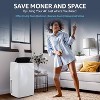 12,000 BTU Portable Air Conditioner, 3-in-1 AC with Fan & Dehumidifier, Cools Rooms Up to 700 Sq. Ft., Remote Control, 24H Timer, Wheels - 4 of 4