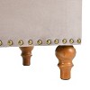 NicBex Velvet Upholstered Storage Ottoman Elegant Style Ottoman Foot Rest with Hidden Support Hinges and Rivets Trim for Bedroom, Living Room - 4 of 4