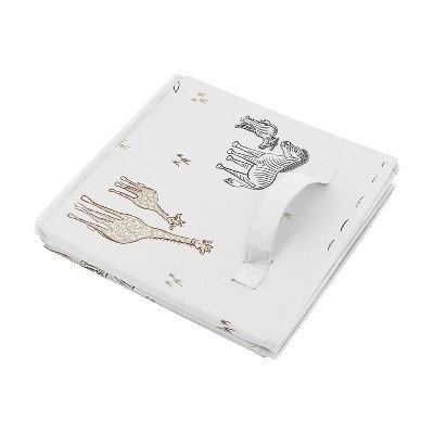 Multicolor Jungle Safari Animals Foldable Fabric Storage Cubes