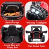 12V Kids Ride On Utv Truck Car w/Parent Remote Control, 2 Spring Suspension, Led Lights, Wireless Connection, Music for 3-8 Boys & Girls - 3 of 4
