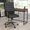 Merrick Lane High Back Executive Swivel Office Chair with Arms - 2 of 4