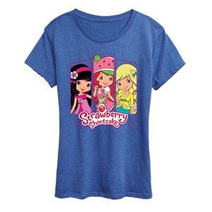 Women's - Strawberry Shortcake - Strawberry And Friends Short Sleeve Graphic T-Shirt - 1 of 4