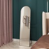 PAGED Arched Full Length Mirror,3rd Generation Leaning Floor Full Body Mirror with Aluminum Alloy Metal Frame,Suitable for Bedroom - 2 of 4