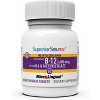 Superior Source No Shot Vitamin B12 Methylcobalamin 2000mcg, Methyl Folate, B6 - Quick Dissolve, 60 Tablets - 3 of 4