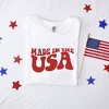Simply Sage Market Women's Made In The USA Wavy Short Sleeve Garment Dyed Tee - 2 of 4