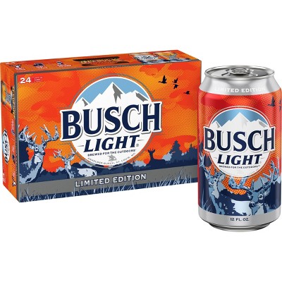 Busch Light Beer - 24pk/12 fl oz Cans