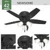 42" Newsome Low Profile Ceiling Fan (Includes LED Light Bulb) - Hunter Fan - image 3 of 4