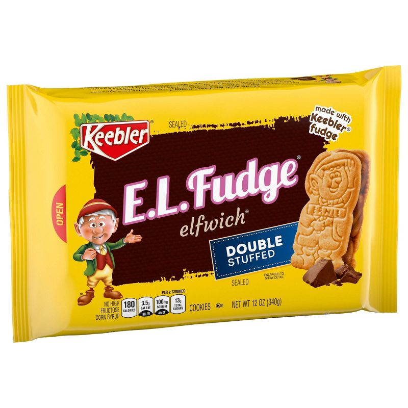 Keebler E.L. Fudge Double Stuffed Cookies - 12oz, 2 of 7