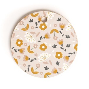 Menina Lisboa Blooms and Blossoms Cutting Board - Round - 1 of 3